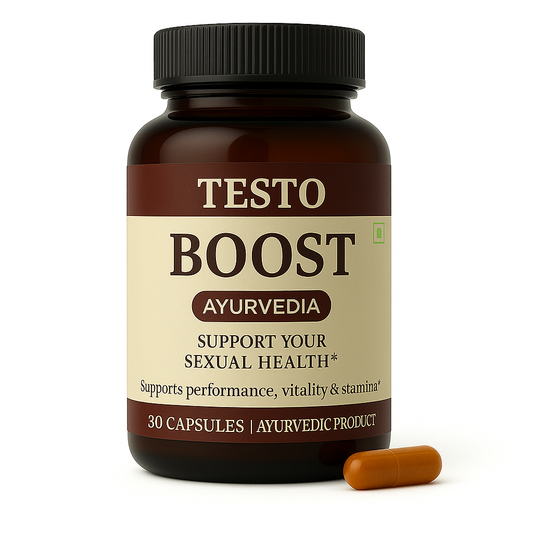 Testo Booster for Men – Gokshura, Kauch Beej, Safed Musli with BCAA – 30 tablets